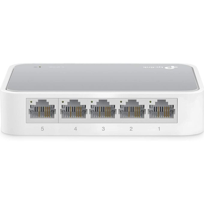 TP-Link TL-SF1005D 5-Port 10/100Mbps Fast Ethernet Switch – Compact Desktop Network Splitter