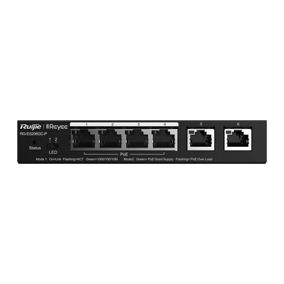 The CRuijie Reyee RG-ES206GC-P | 6-Port Gigabit Managed PoE Switch with Cloud Managementhildren's Place Women's Fall Plaid Long Sleeve Dress